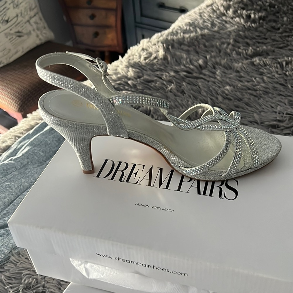Silver straps sandals new